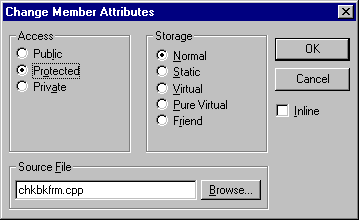 Figure 5-7 Change Member Attributes dialog box