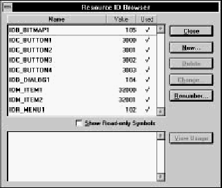 Figure 7-29 Resource ID Browser dialog box